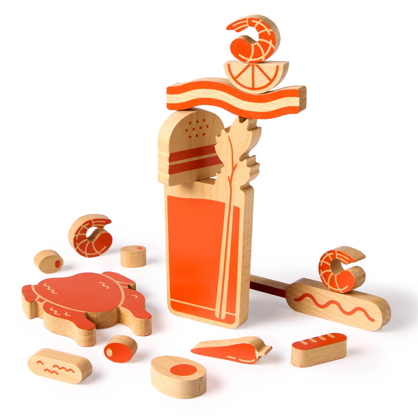 Chronicle Books - Brass Monkey (Over) Loaded Bloody Mary Balance Game