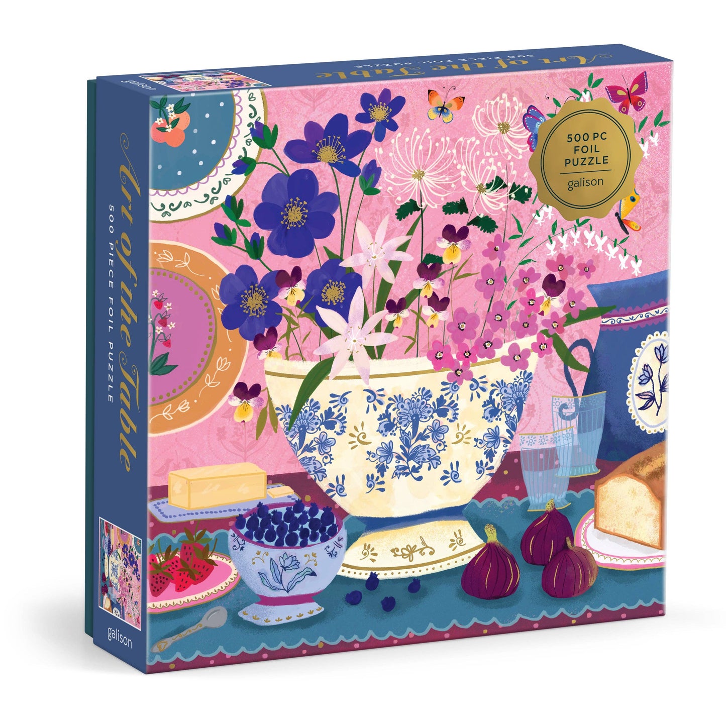Chronicle Books - Joy Laforme Art of the Table 500 Piece Foil Puzzle
