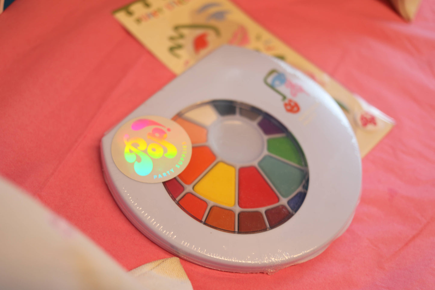 POP Party Supplies, LLC - 24 Color Watercolor Palettes & Brush - Art Party Collection
