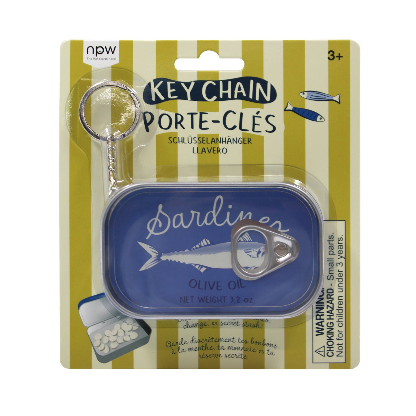 NPW - Sardine Tin Keychain