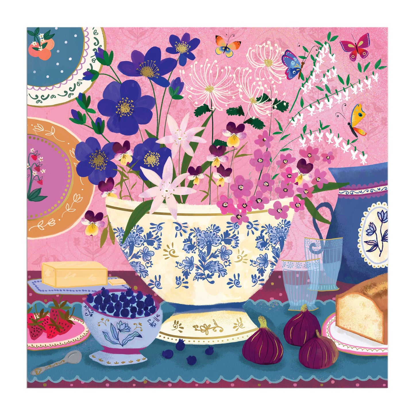 Chronicle Books - Joy Laforme Art of the Table 500 Piece Foil Puzzle