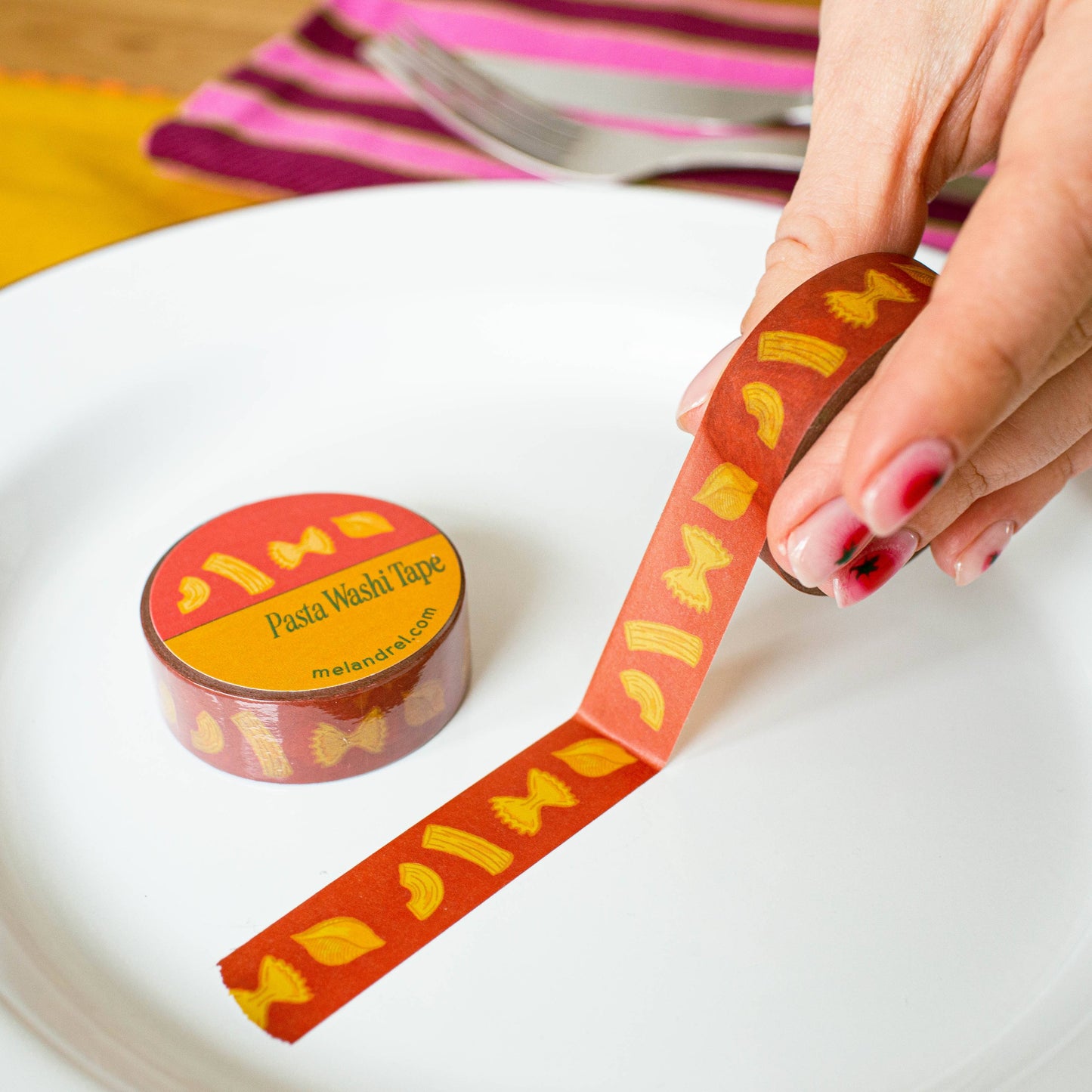 Mel Andrel - Pasta Shape Washi Tape
