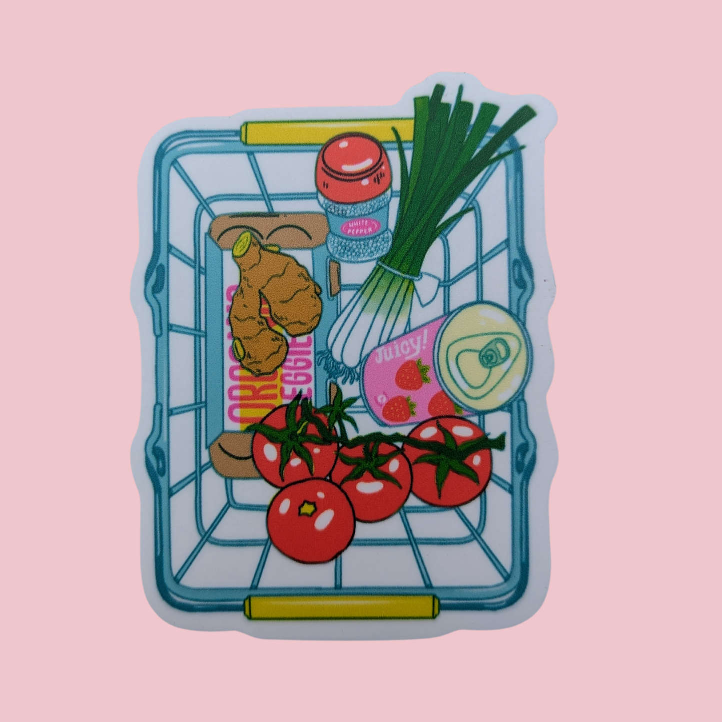 Christina Hu - Tomato Egg Vinyl Waterproof Sticker | 2.7"x3.5"