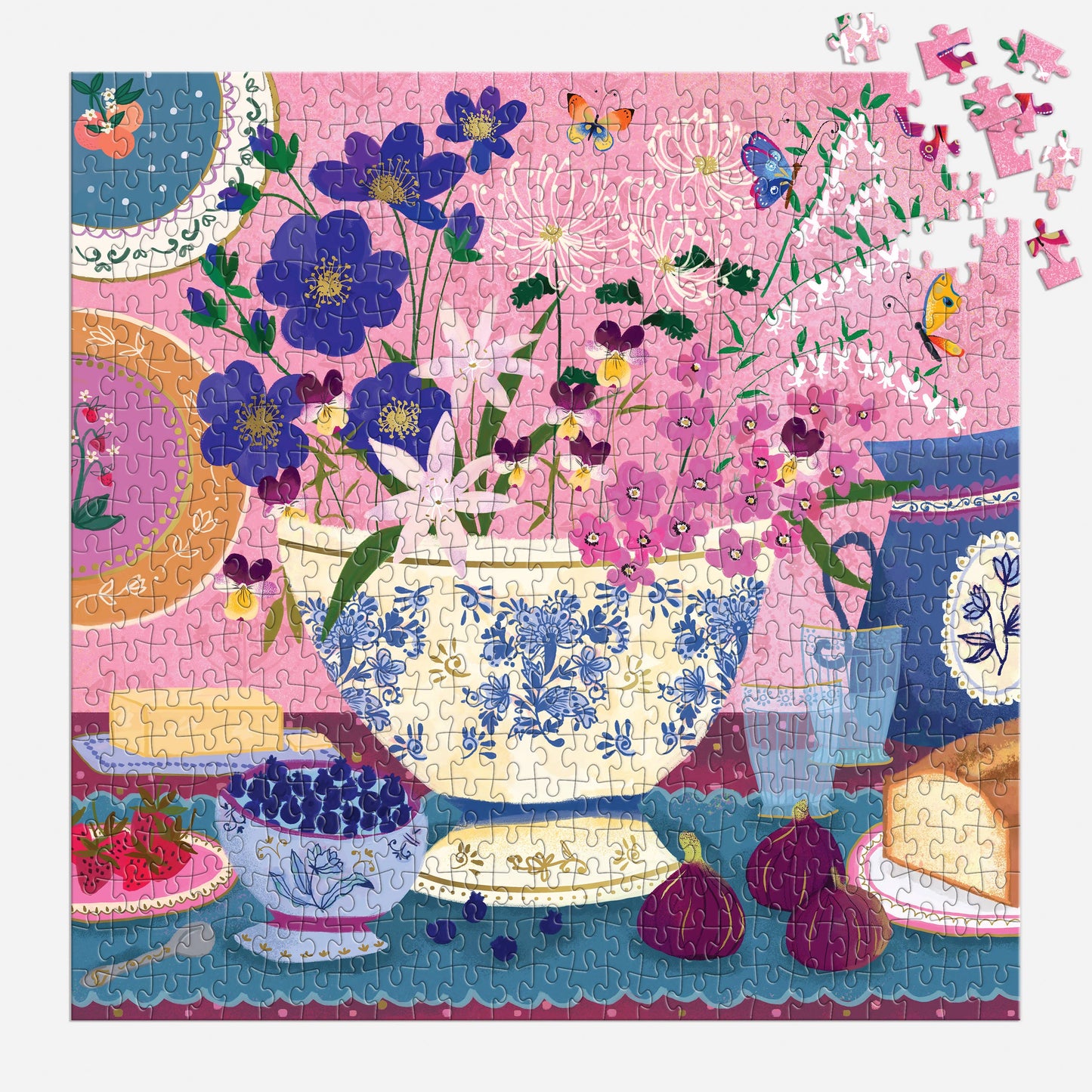 Chronicle Books - Joy Laforme Art of the Table 500 Piece Foil Puzzle