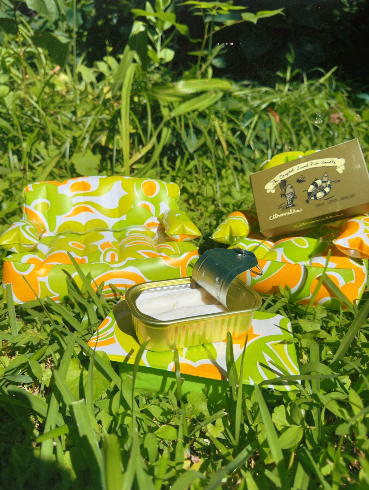 Tinned Candle - Tinned Fish Candle - Citronella