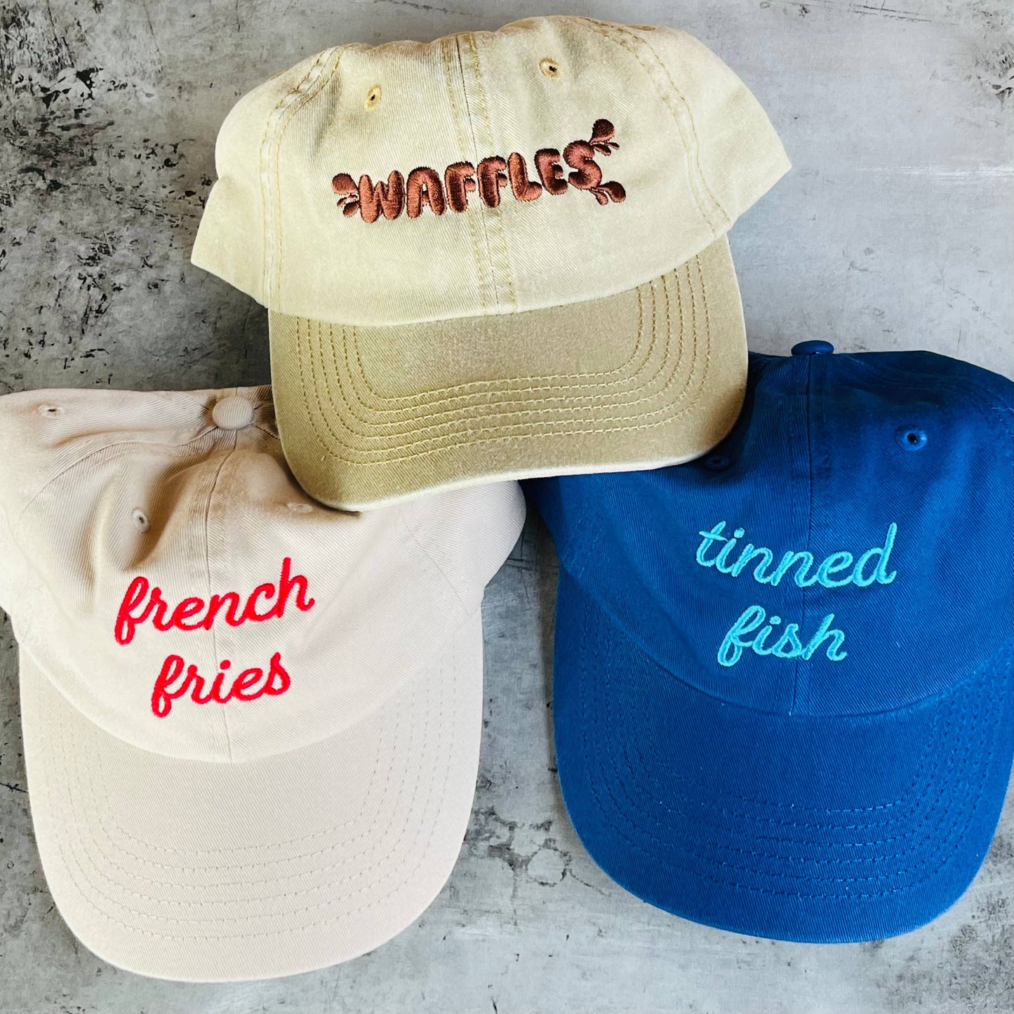 The Silver Spider - Tinned Fish foodie Baseball Cap Dad Hat