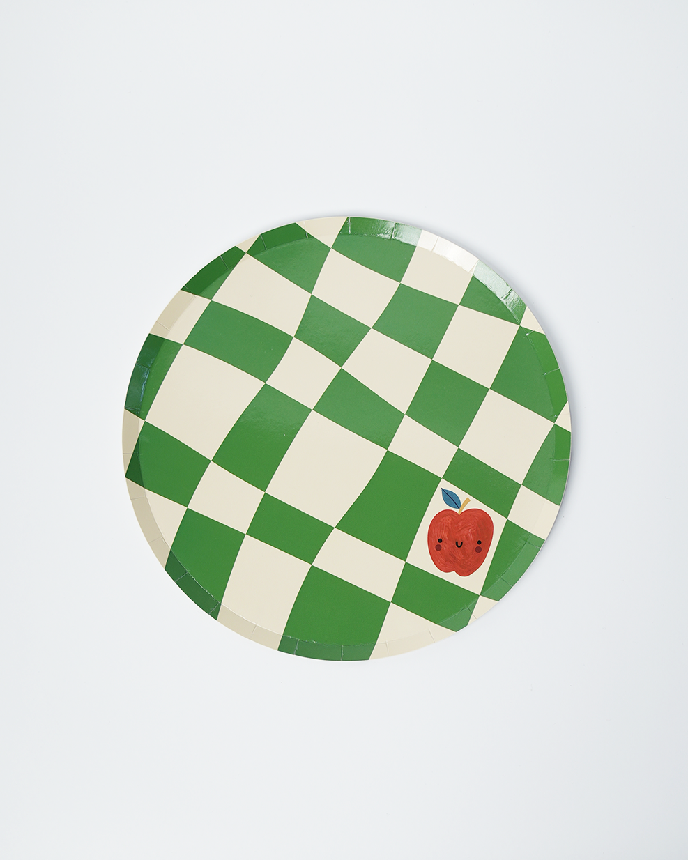 POP Party Supplies, LLC - Checkered Dinner Paper Plates (x12) - Little Chef Collection