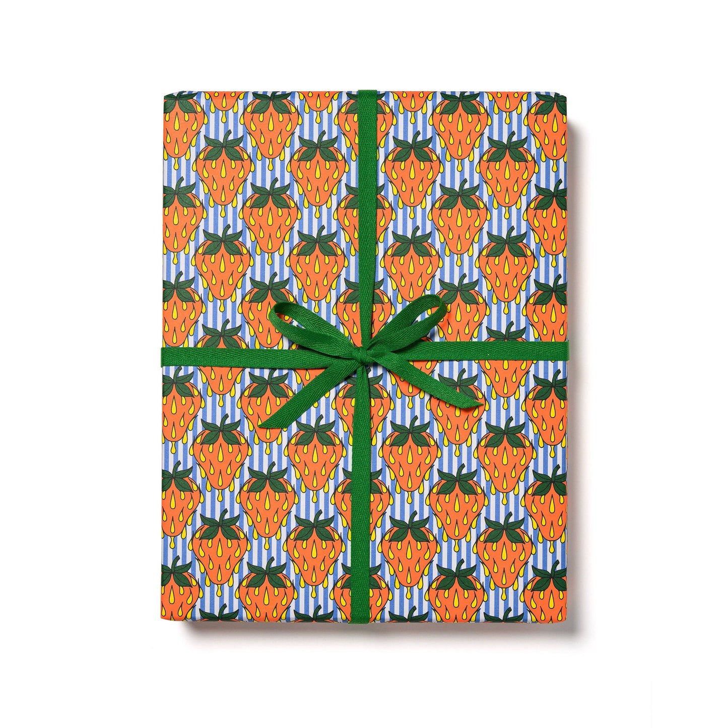 Red Cap Cards - So Many Strawberries wrapping paper