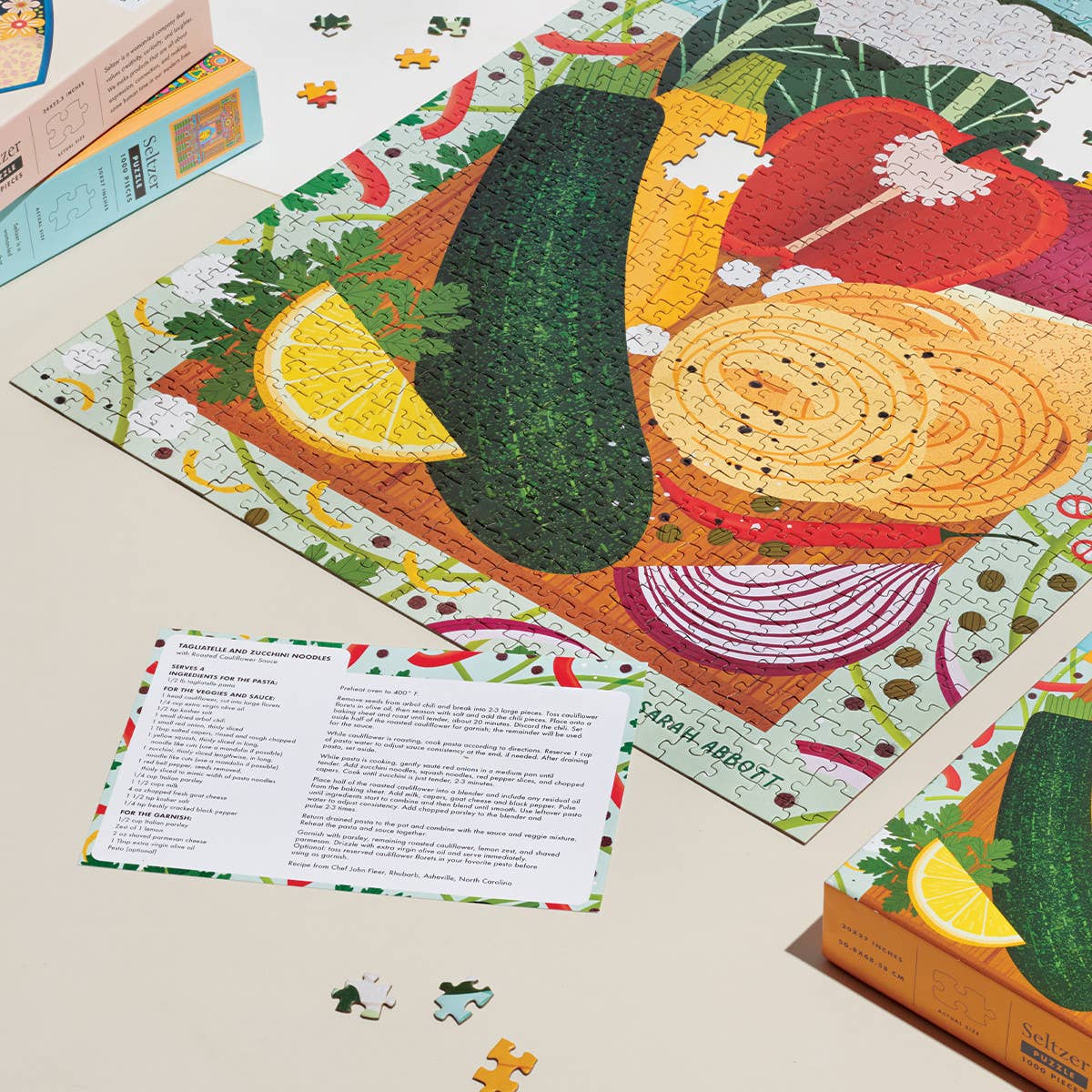 Seltzer Goods - Veggie Recipe Puzzle