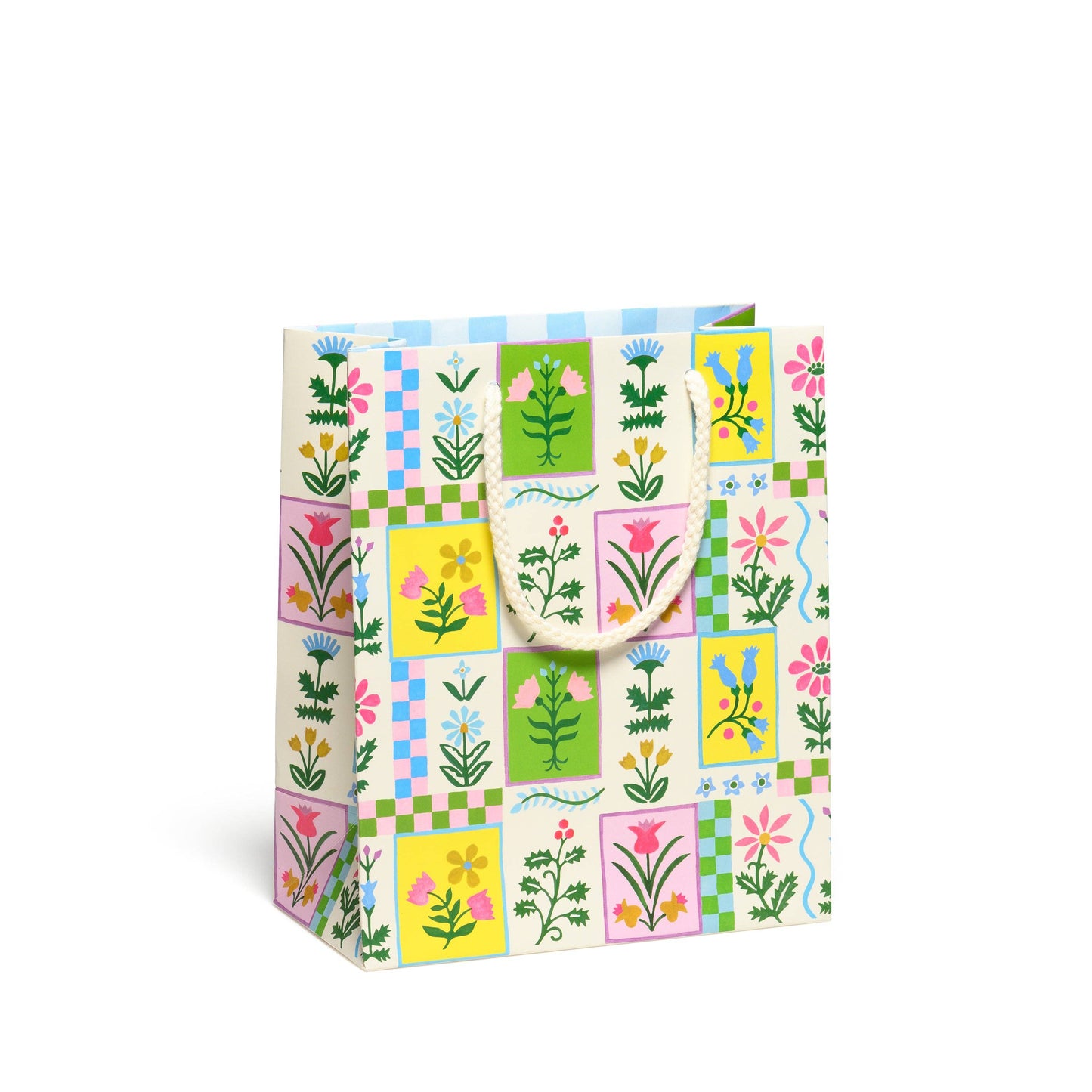 Red Cap Cards - Retro Flower gift bags