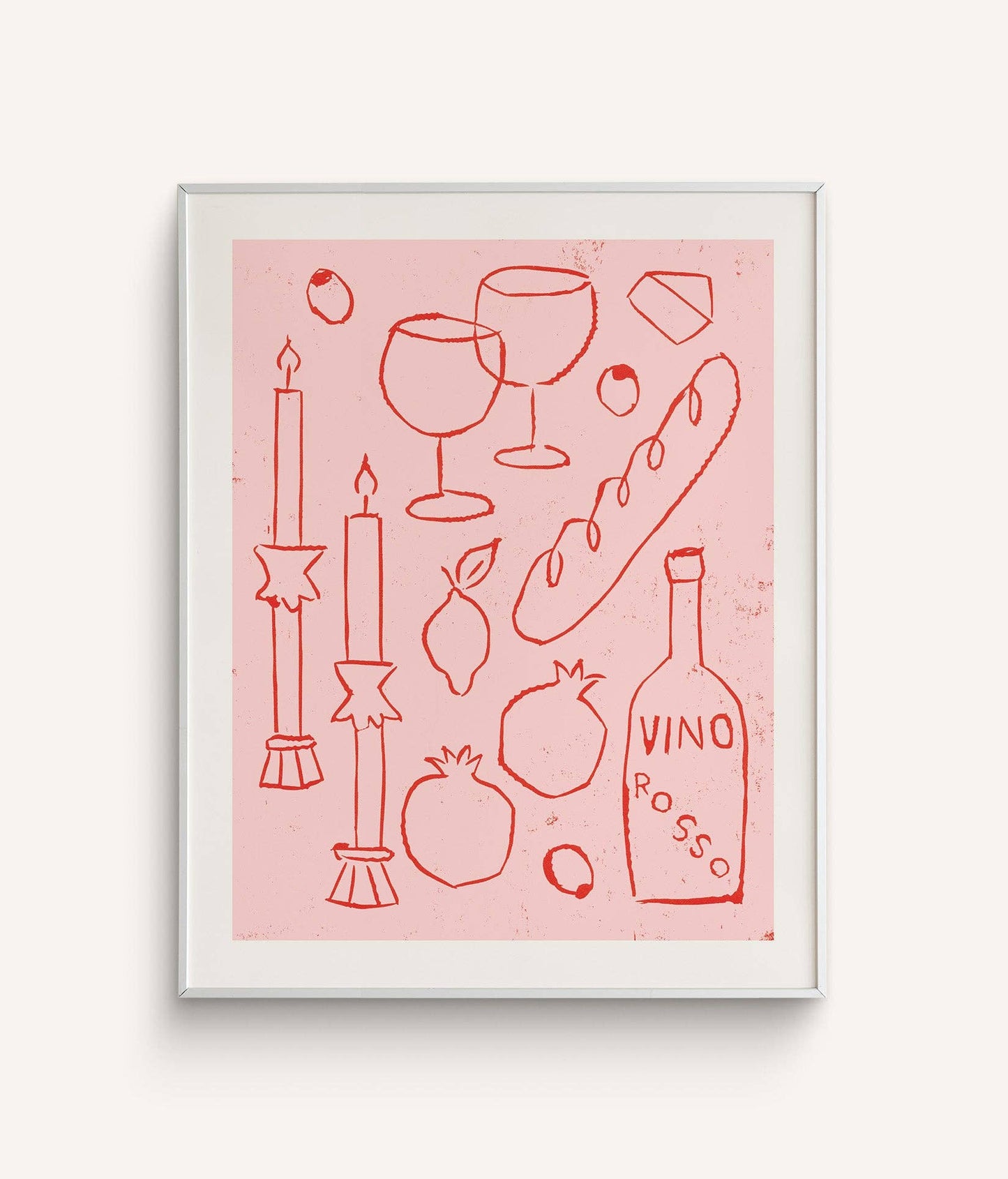 Phthalo Ruth - Vino Rosso Art Print