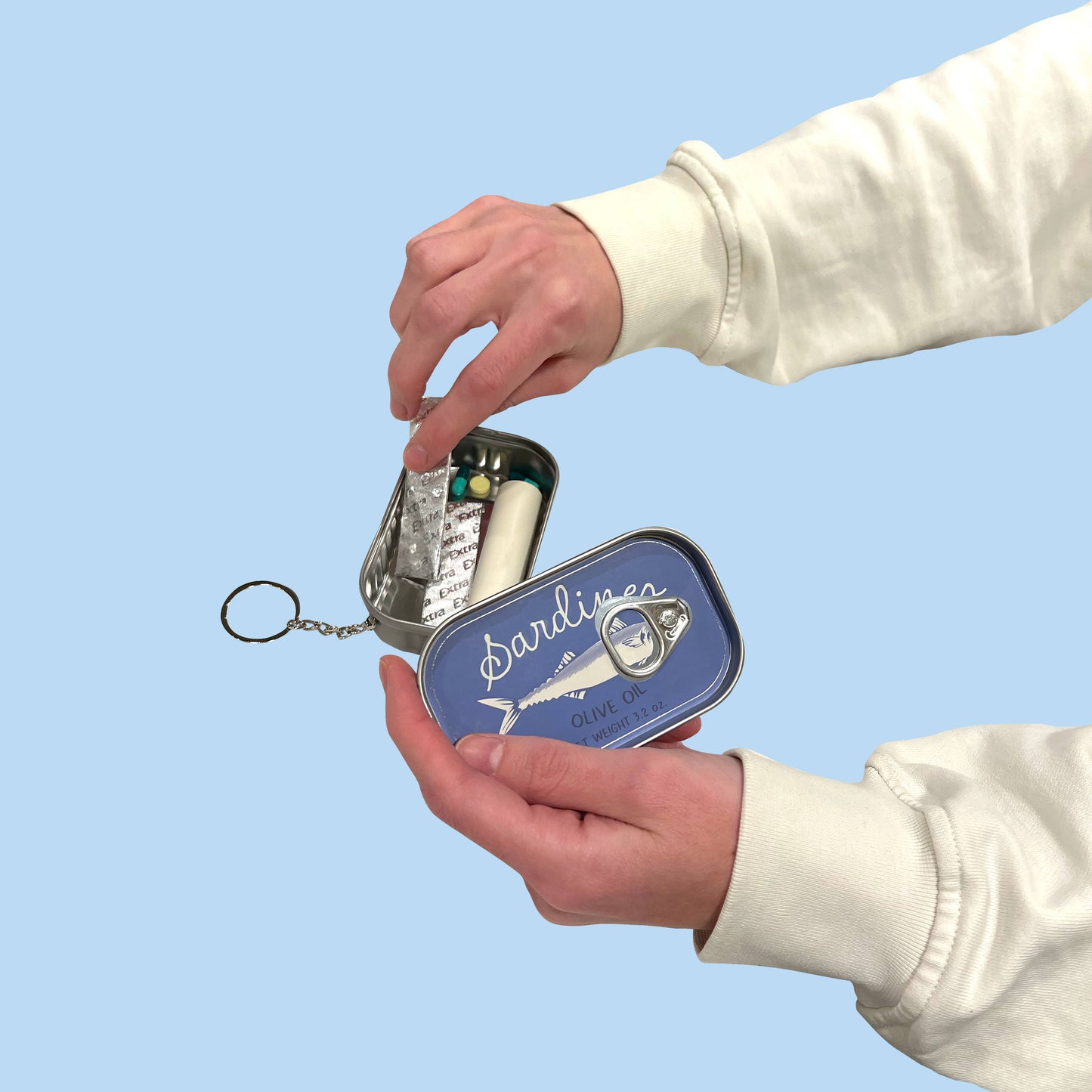 NPW - Sardine Tin Keychain