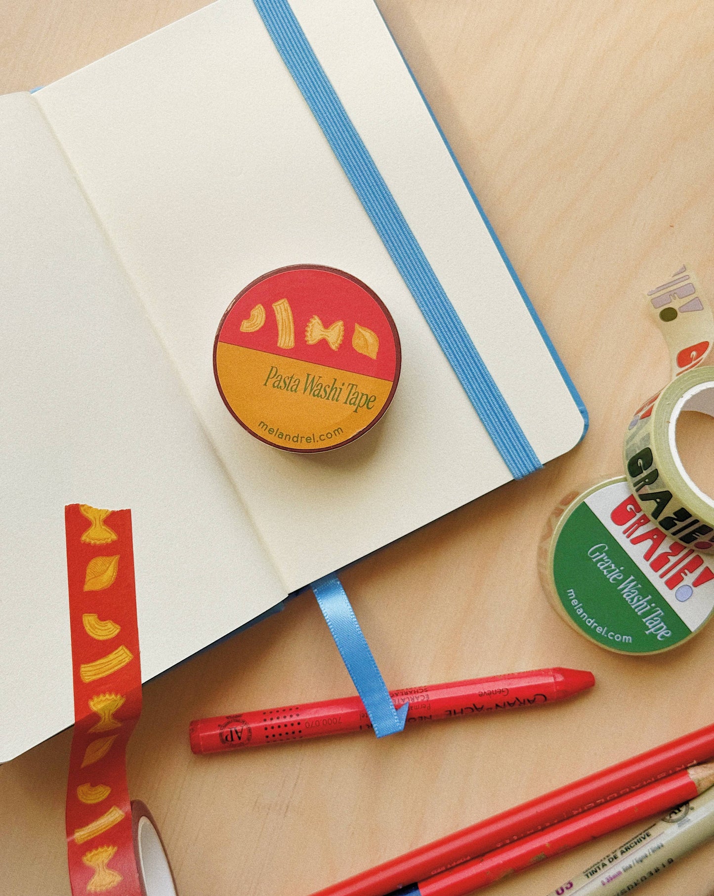 Mel Andrel - Pasta Shape Washi Tape